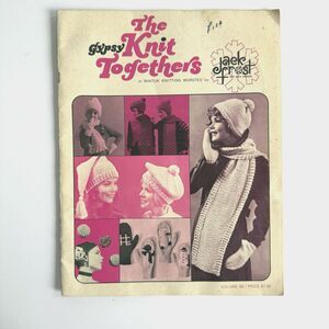 Vtg 70 The Gypsy Knit Together Booklet Jack Frost Hats Scarves Mittens Vol 80